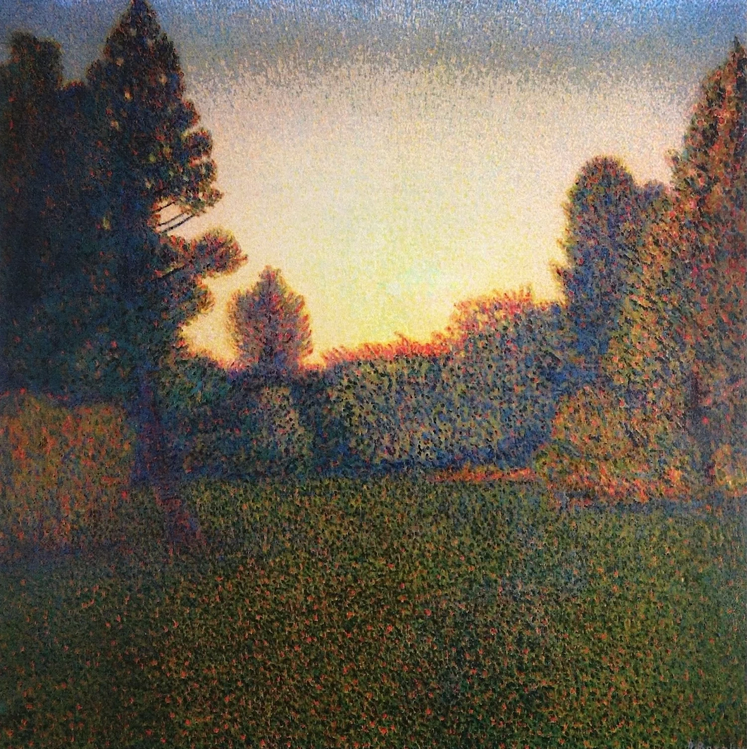 Tramonto al Parco di Rosano, 1910